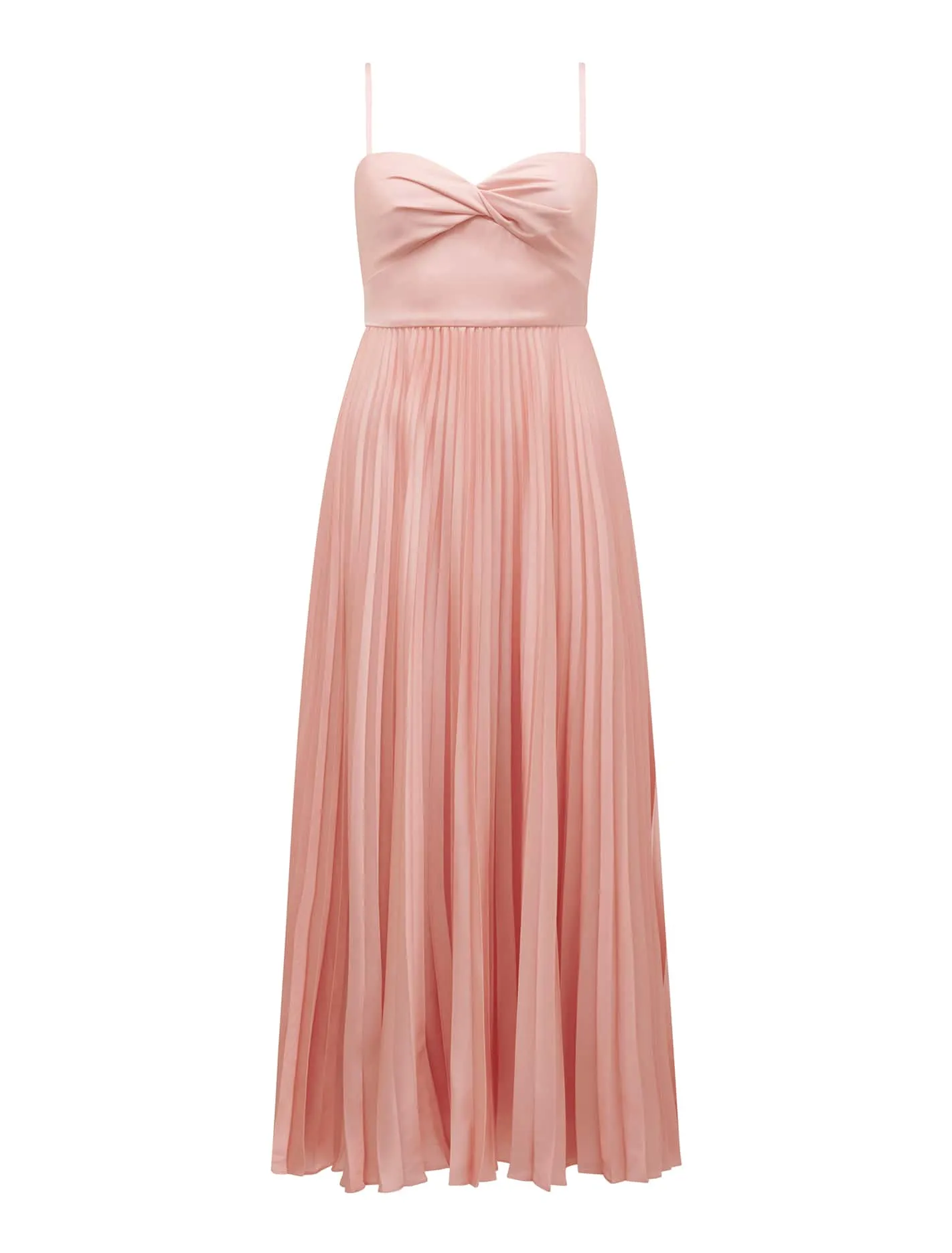 Chloe Petite Pleated Midi Dress