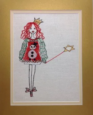 Christmas Jumper Fairy - Embroidery Design