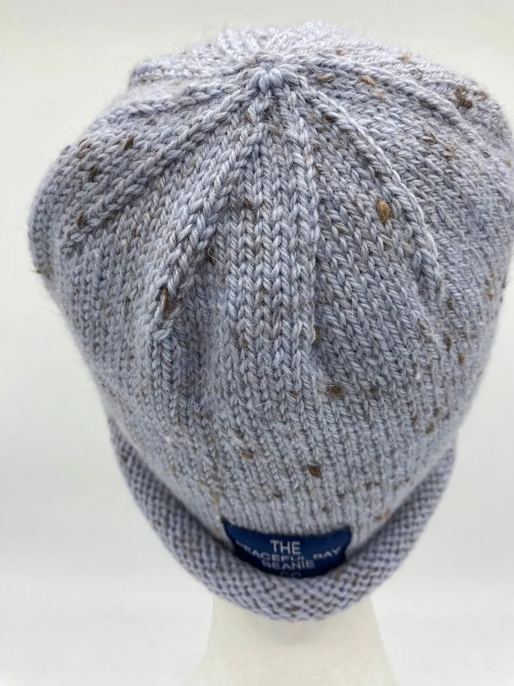 CLASSIC BEANIE - Ember mix pale blue.