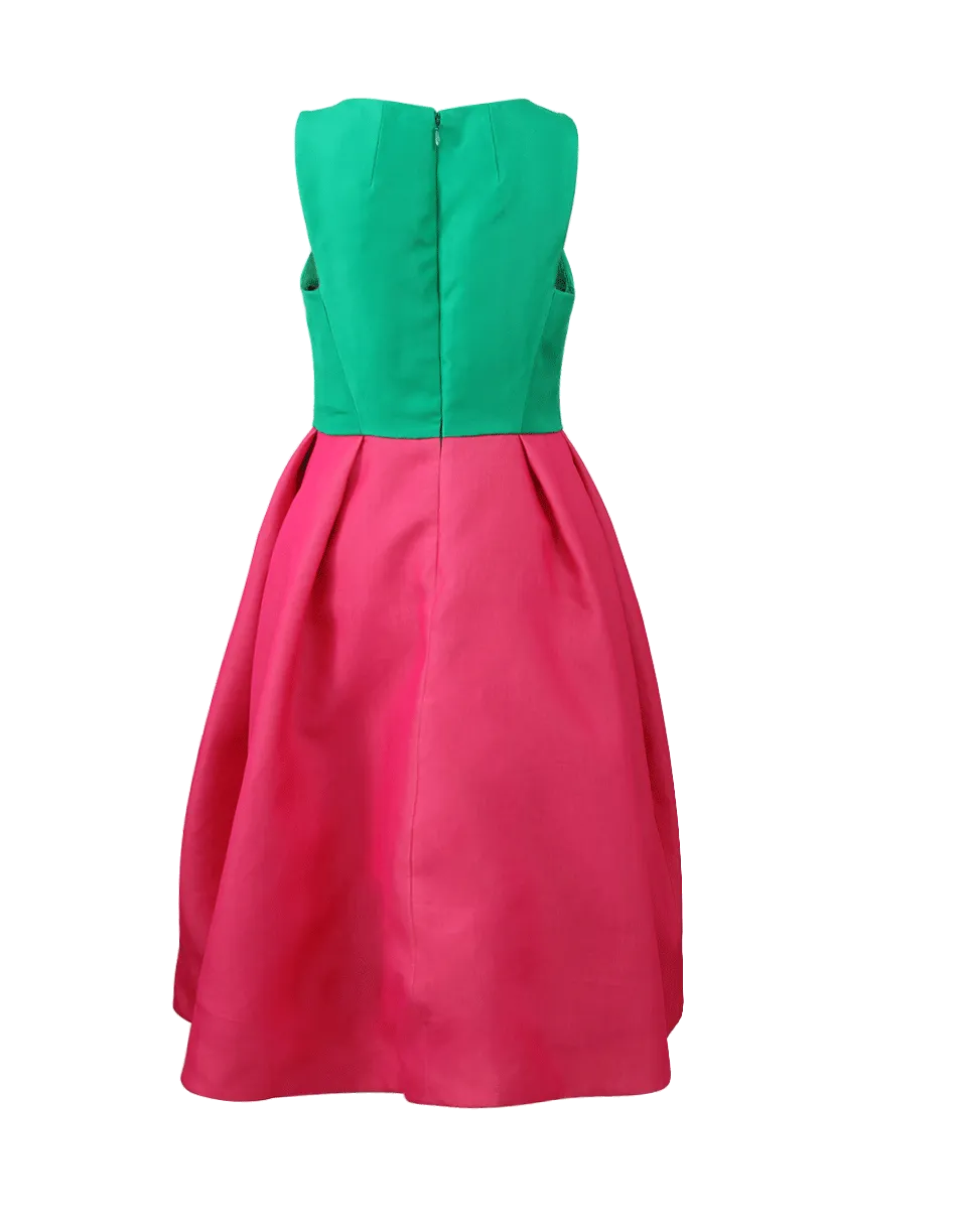 Colorblock Cocktail Dress