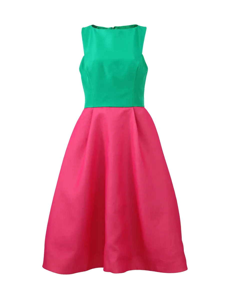 Colorblock Cocktail Dress