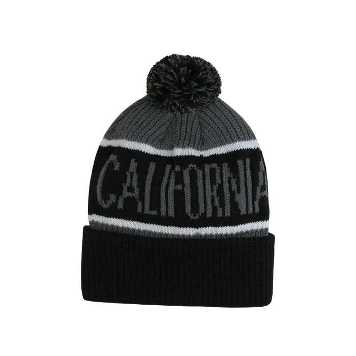 Cotopaxi Pom Beanie, Long Knit Cap - Cuglog K038