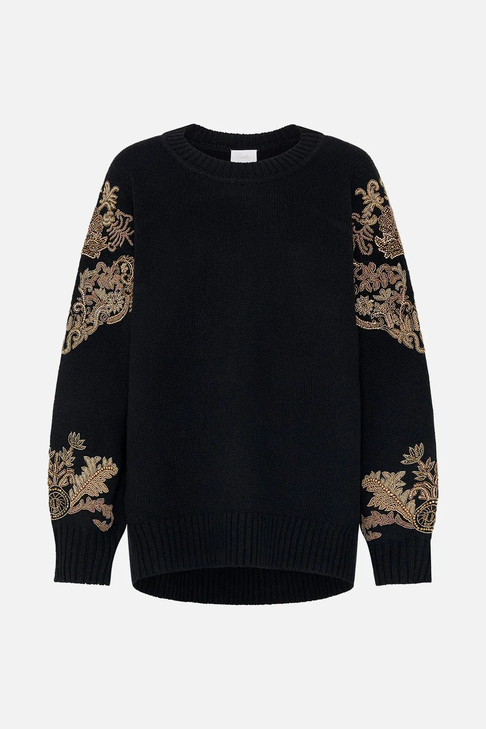 CREW NECK COCOON JUMPER THE NIGHT IS NOIR