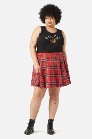 Curve Chosen Tartan Skirt