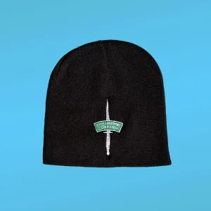 Dagger & Flash Beanie - Black