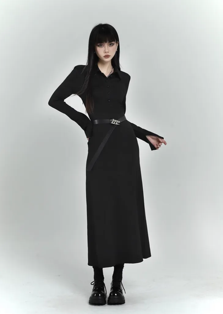 Dark Polo Maxi Dress