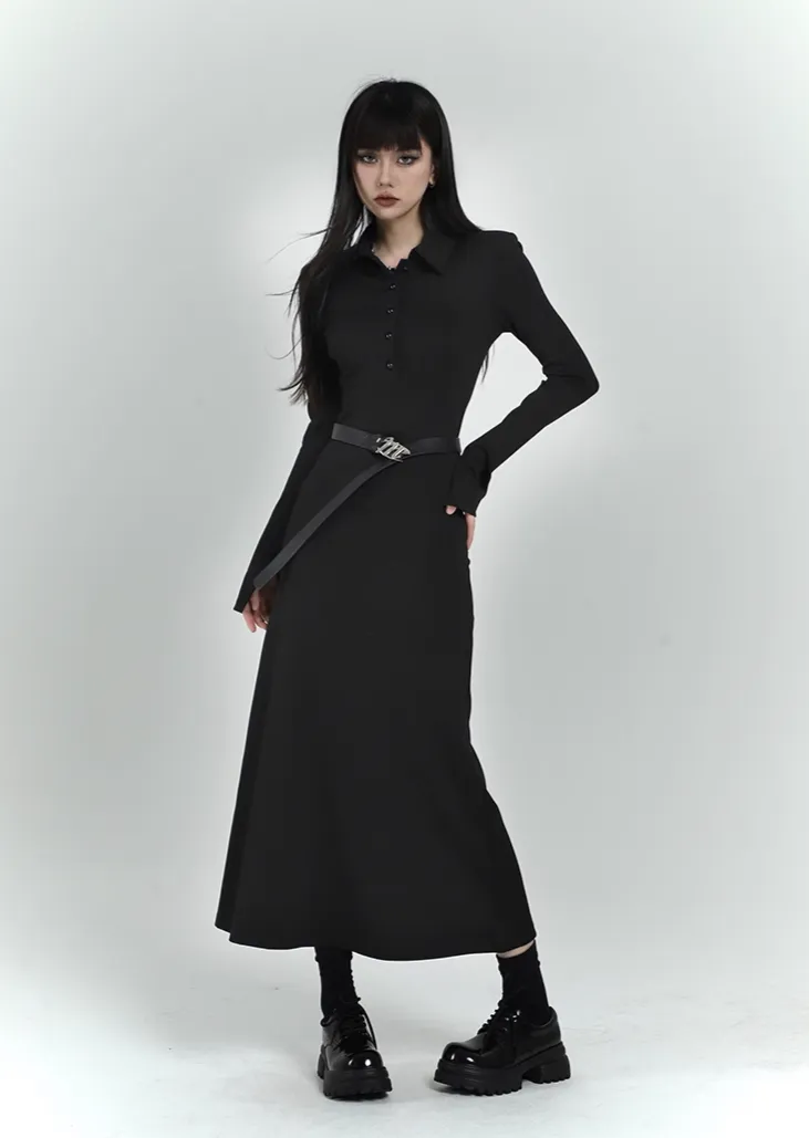 Dark Polo Maxi Dress