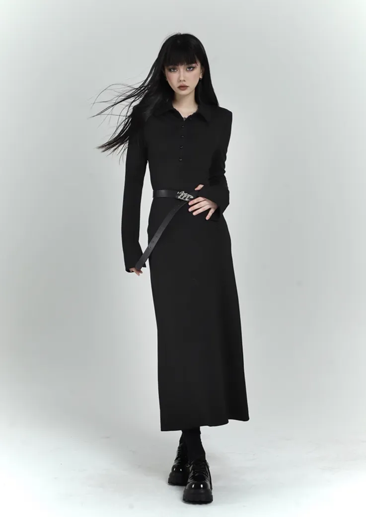 Dark Polo Maxi Dress