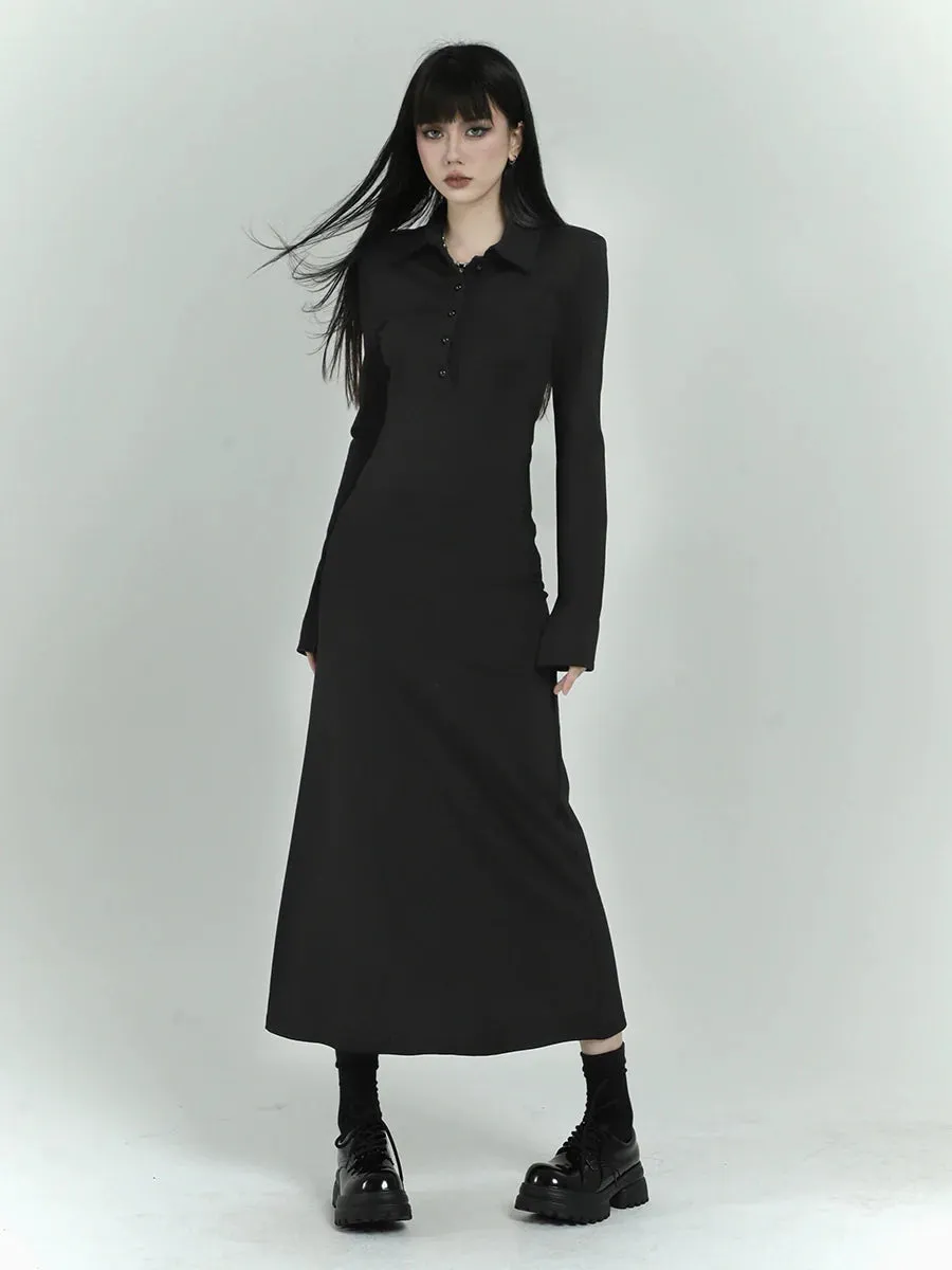 Dark Polo Maxi Dress