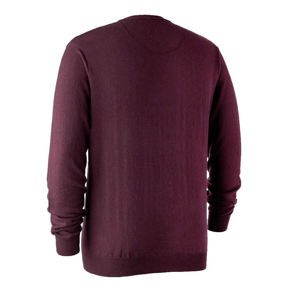 Deerhunter Kingston Knit V-Neck Jumper | Clearance Colours