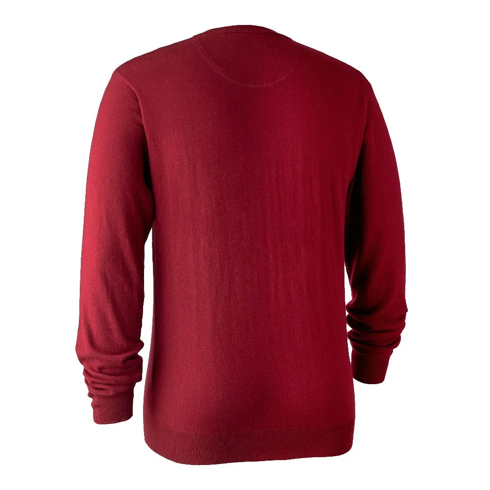 Deerhunter Kingston Knit V-Neck Jumper | Clearance Colours