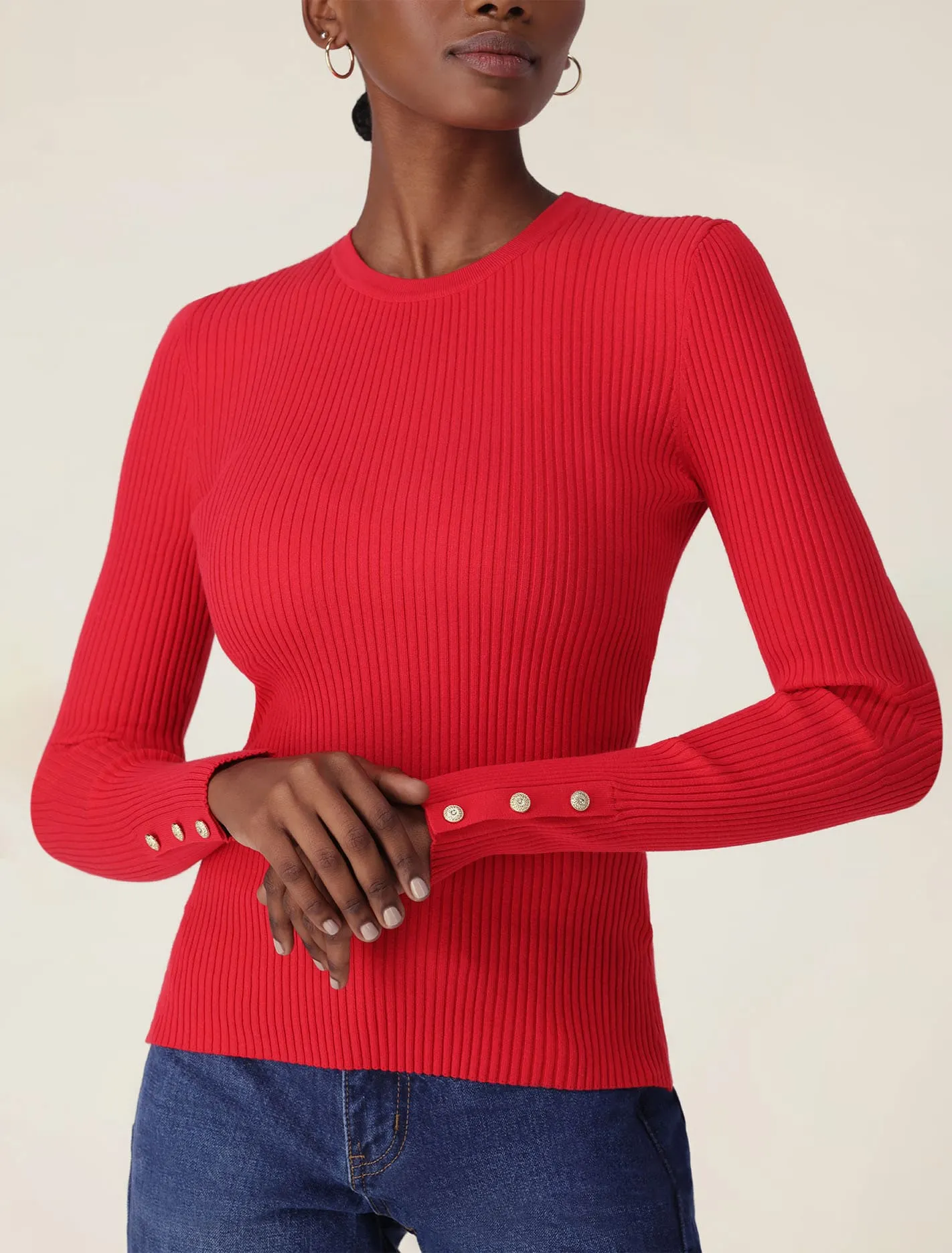 Della Rib Knit Jumper