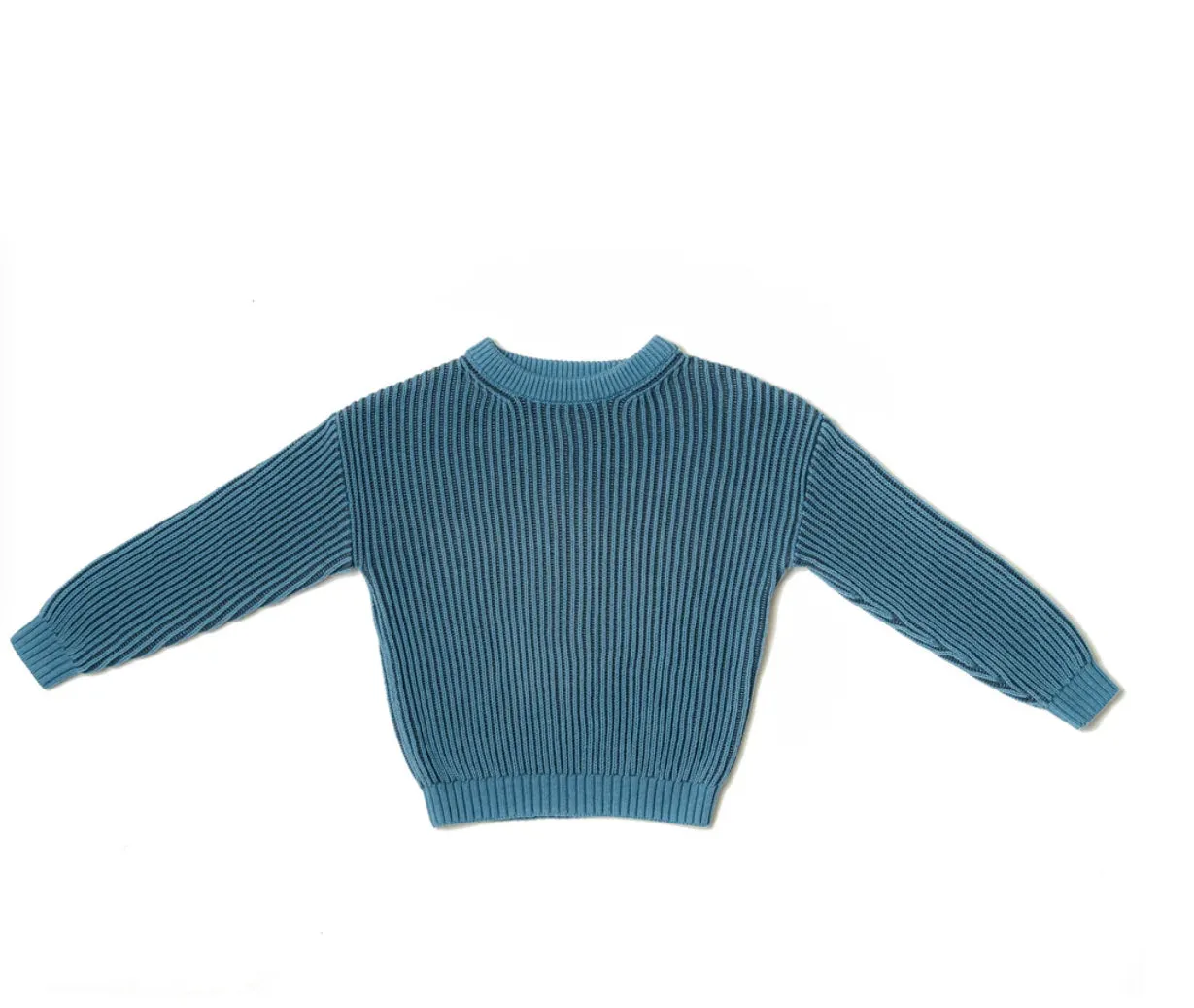 Eleanor Charles - Organic Knit Jumper - Blue