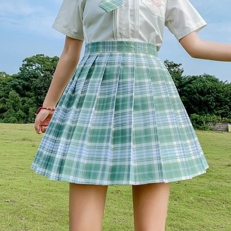 Electric Plaid Skirt (17 Colors)