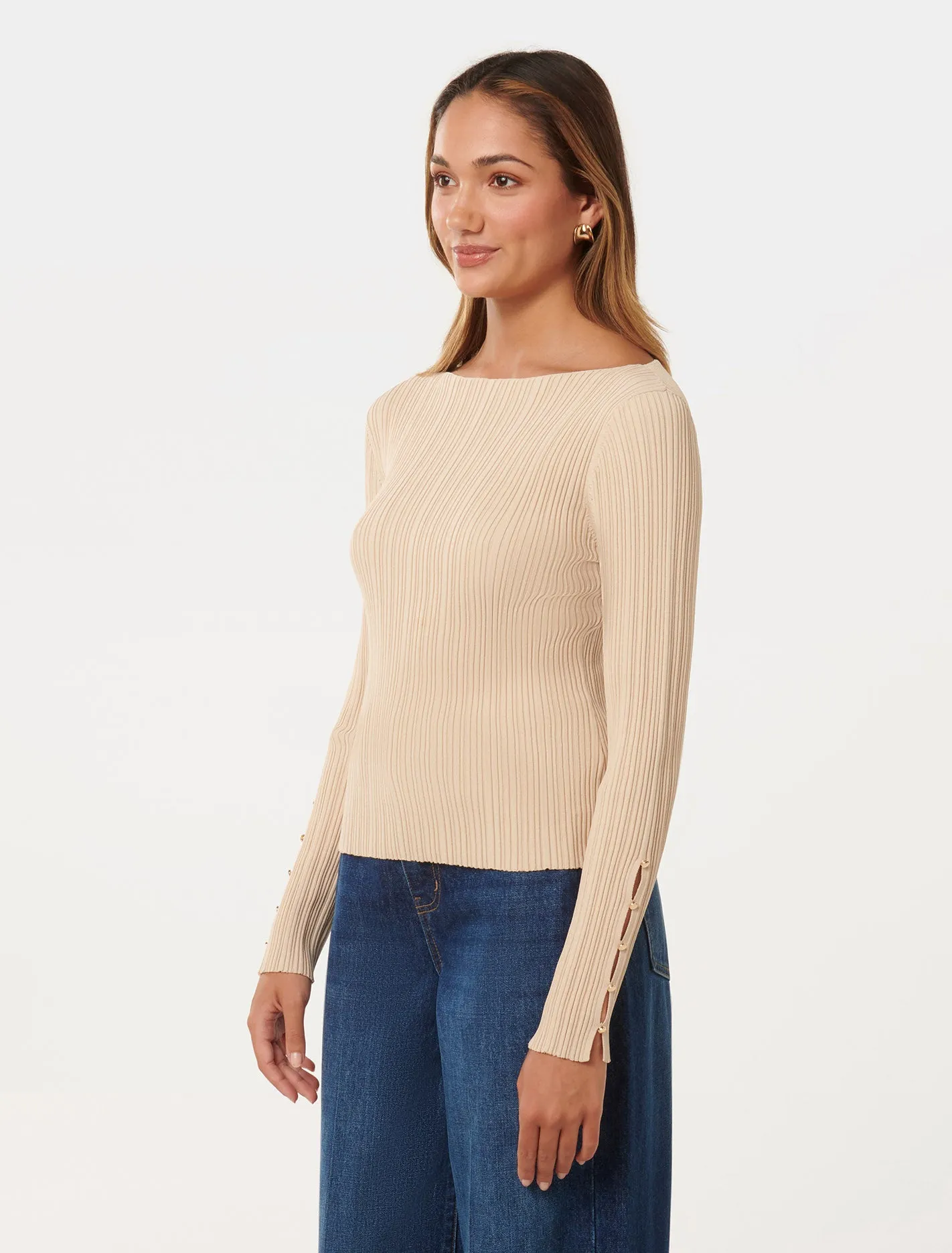 Elle Petite Button Detail Jumper