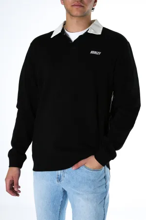 Fastlane Collar Crew Fleece Black