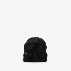 Fishermans Rolled Beanie Black