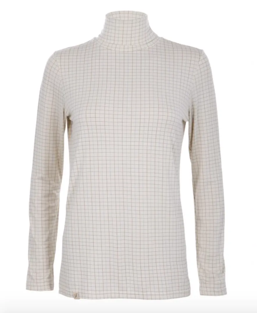 Ginger & Jardine Tattersall Silky Roll Neck - Ladies