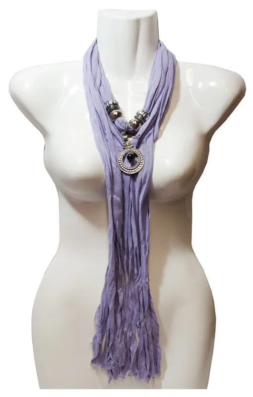 Girls Circle Pendants Fashion Scarf Wholesale