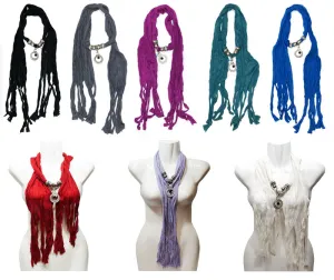 Girls Circle Pendants Fashion Scarf Wholesale