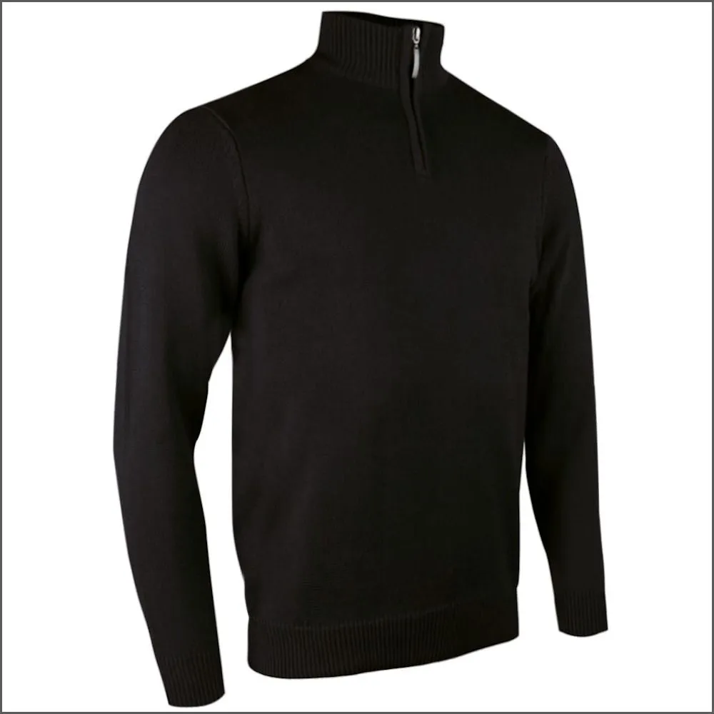 Glenmuir Devon Zip Neck  Cotton Sweater--