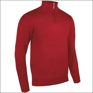 Glenmuir Devon Zip Neck  Cotton Sweater--