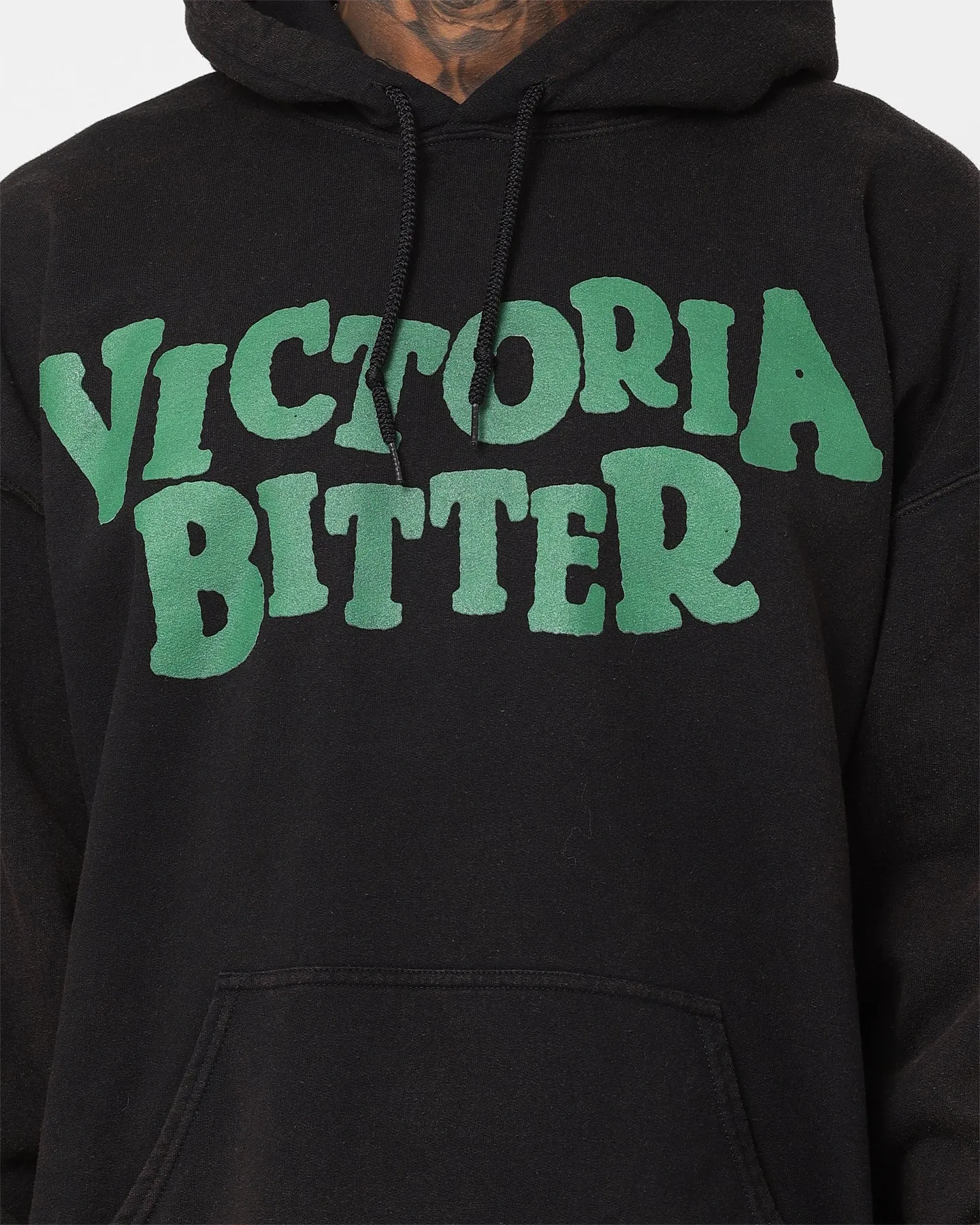 Goat Crew X Victoria Bitter VB Vintage Hoodie Black Wash