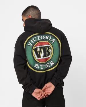 Goat Crew X Victoria Bitter VB Vintage Hoodie Black Wash