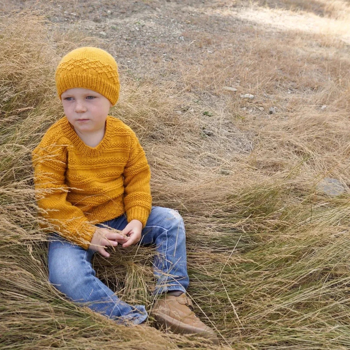 Goldie Sweater and Hat by Lisa F Design | Kids 1-10 years Printed Pattern