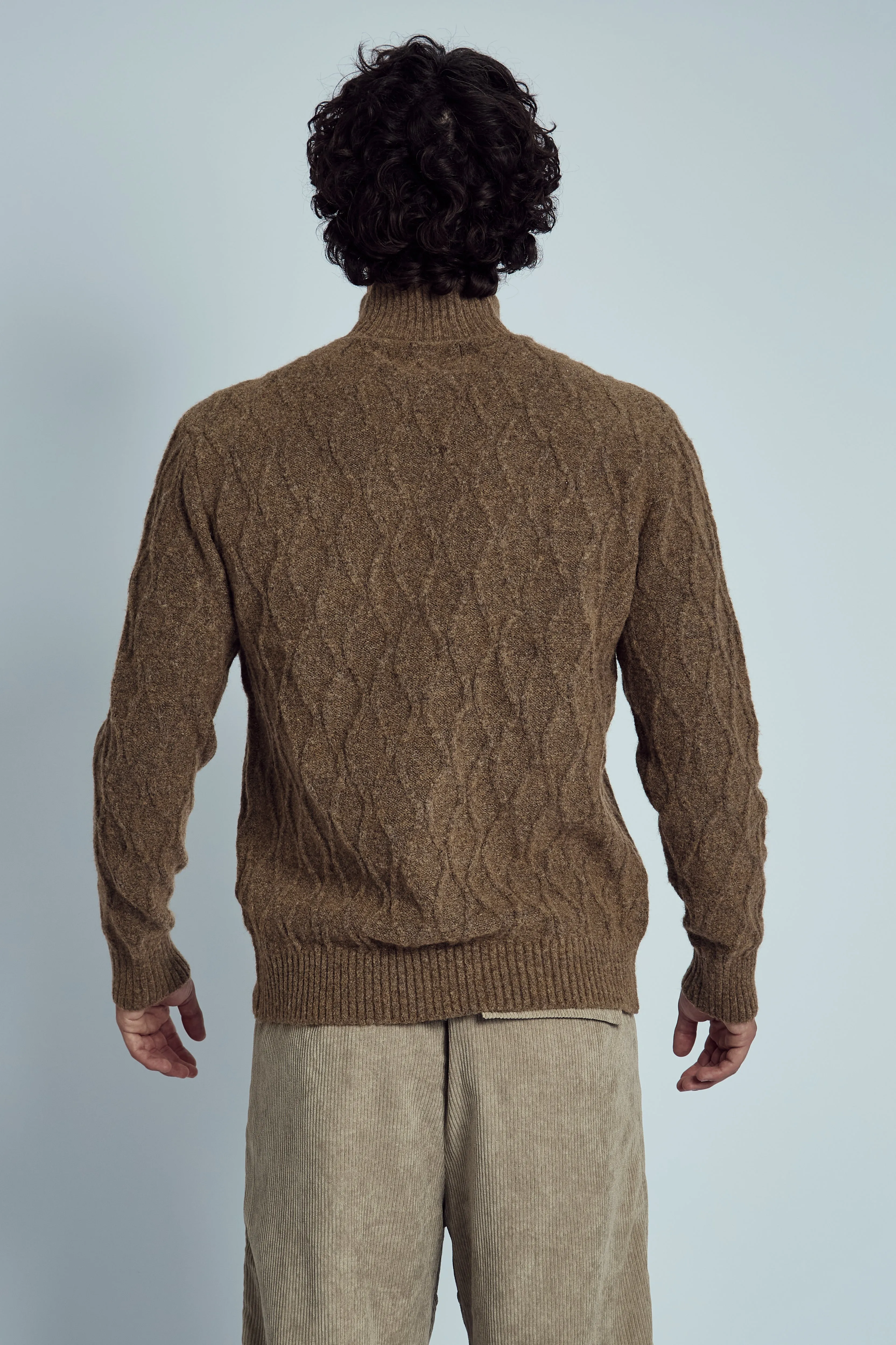 GRANGER YARN CABLE KNITTED JUMPER