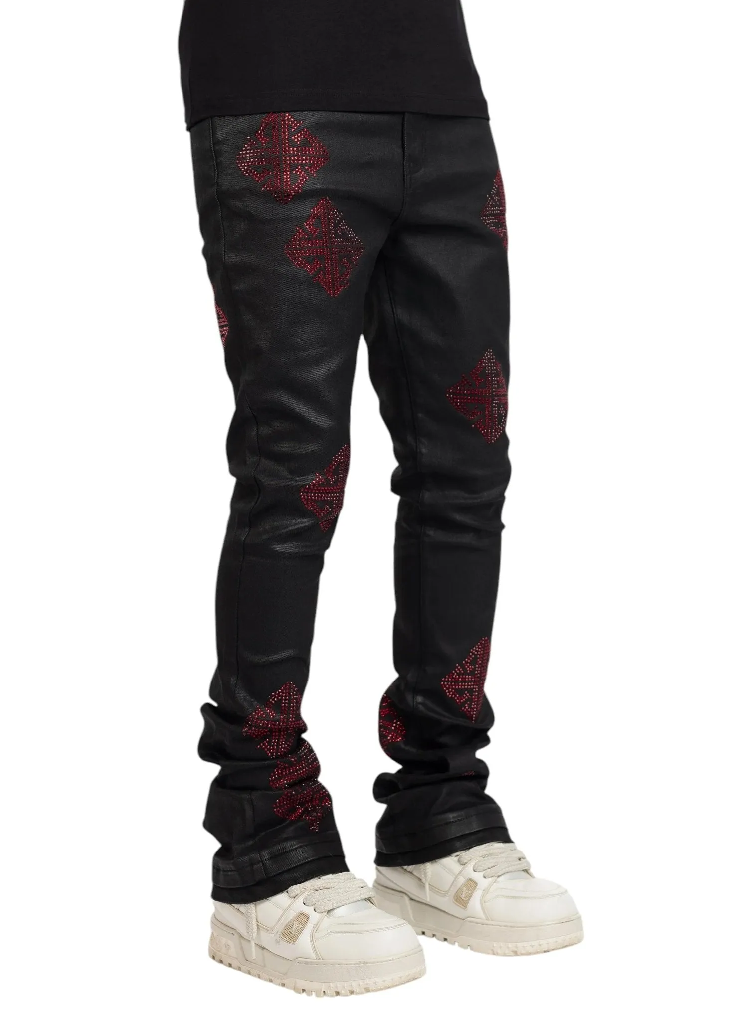 Guapi Obsidian Black Icon Embellished Denim V2