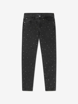 Guess Girls Denim Diamonte Skinny Jeans