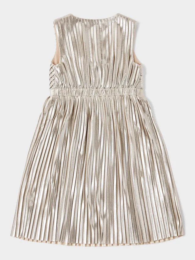 GWD Lola Metallic Pleated Dress