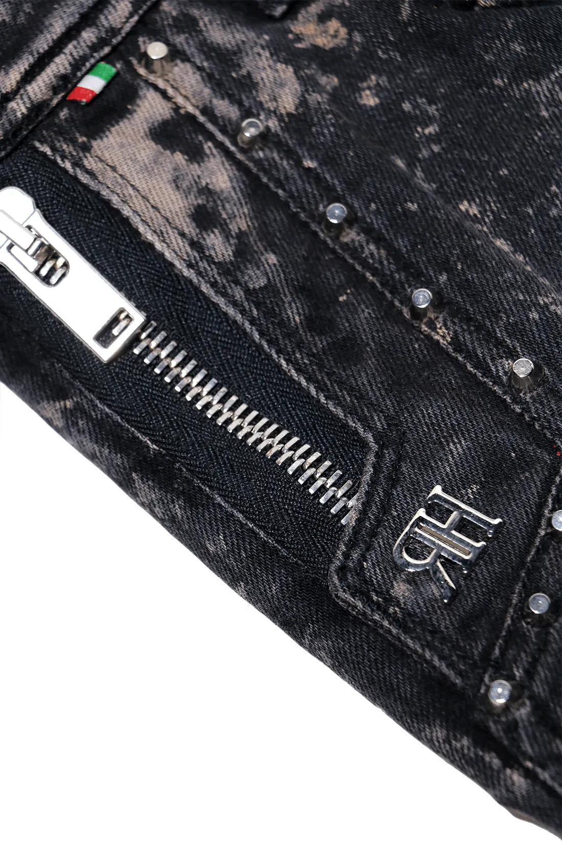 ЯH ZIPPER III | AGED BLACK