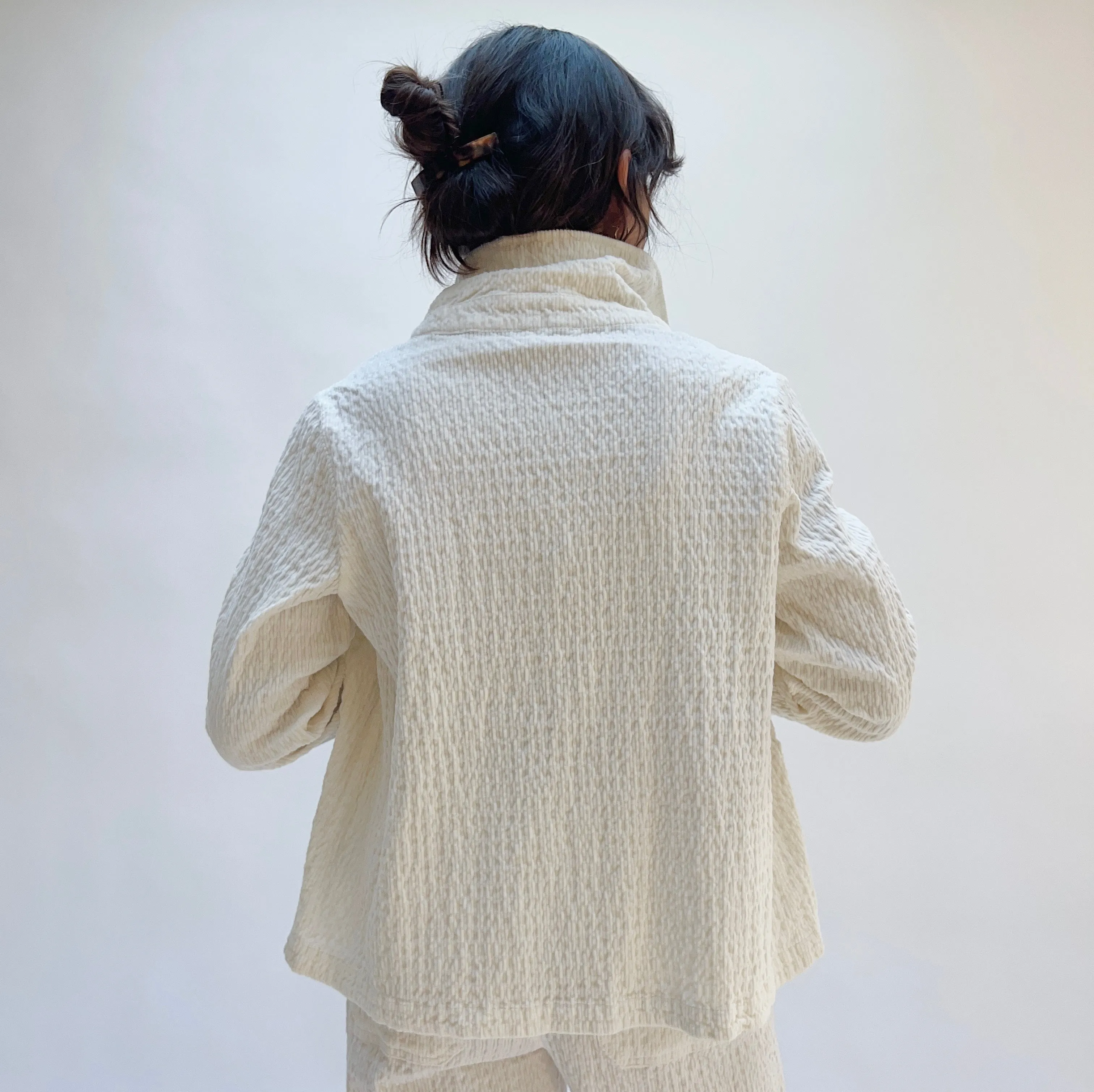 Habitat | Rustic Stretch Corduroy Jacket in Winter White