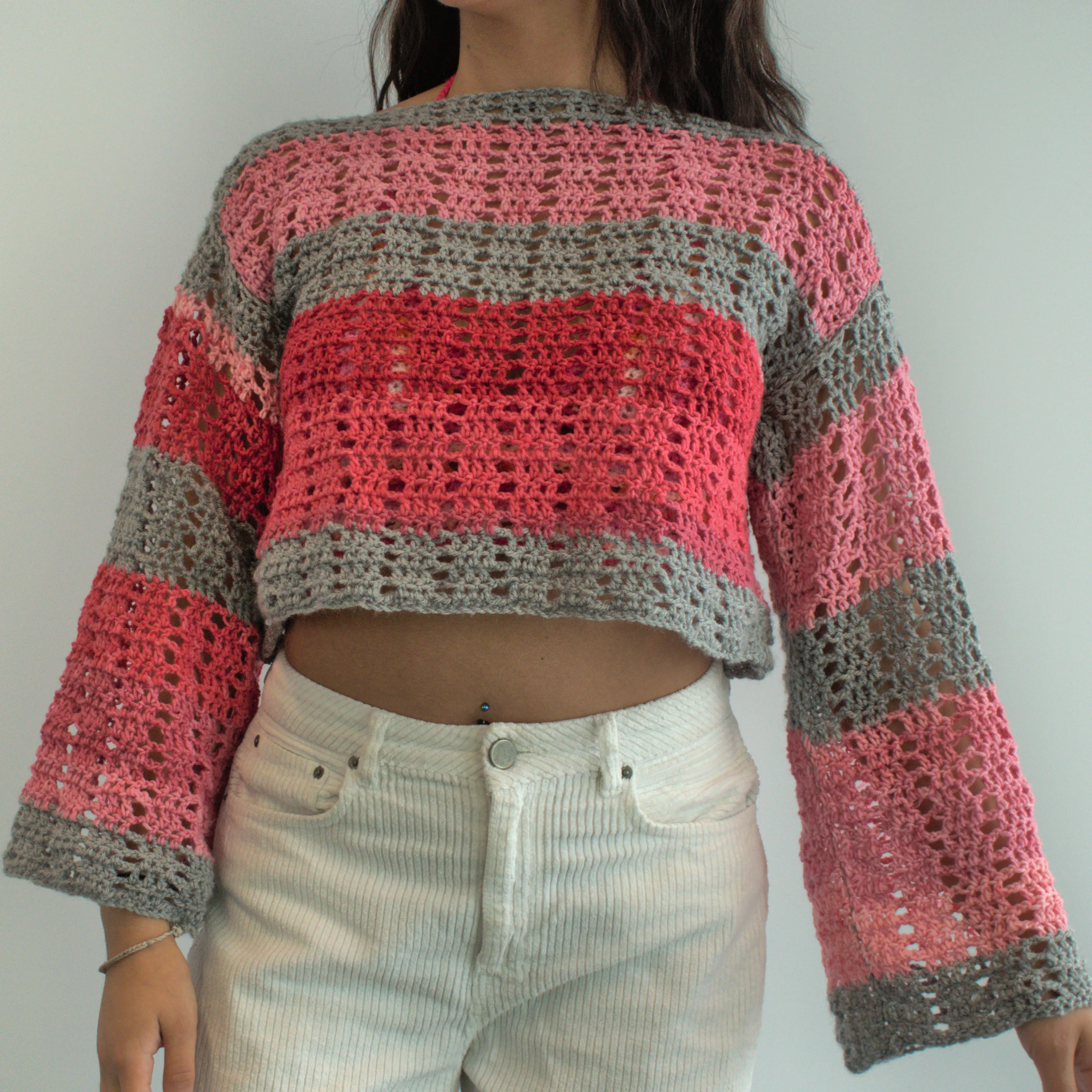 Handmade Crochet Pullover Jumper