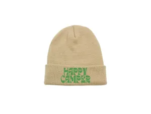 Happy Camper - Embroidered Winter Beanie