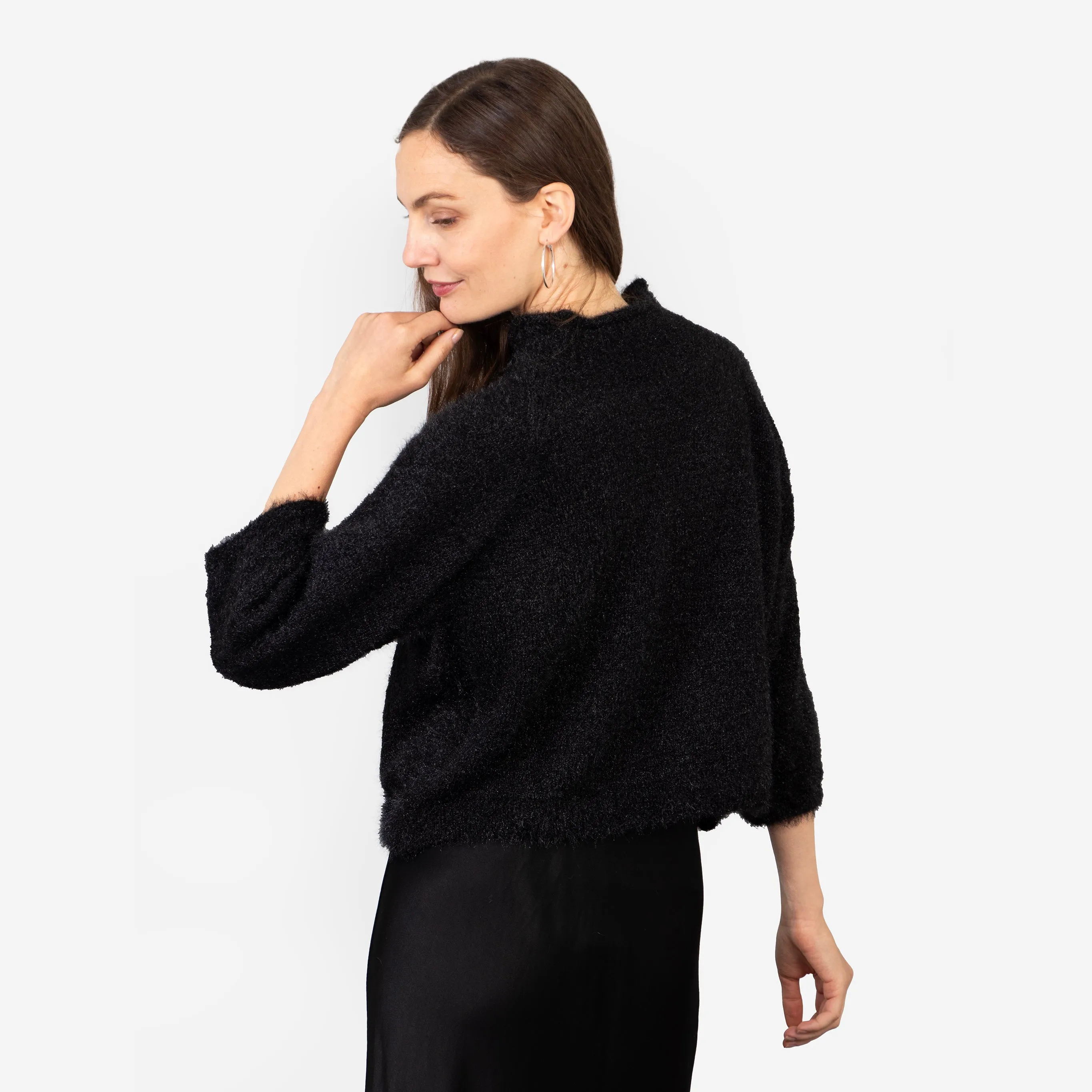 Heidi Box Jumper - Black