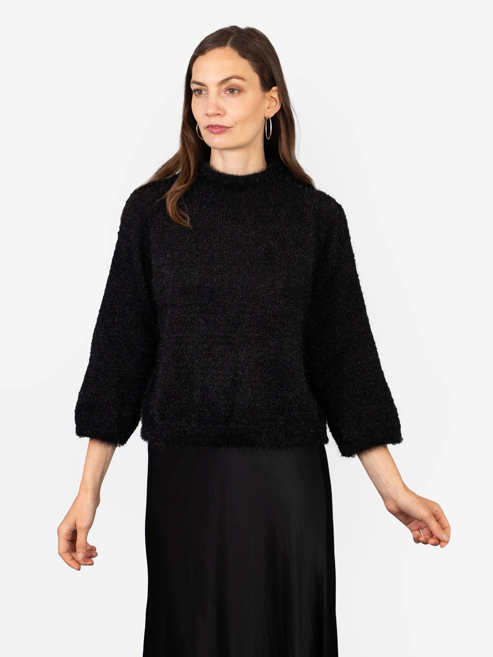 Heidi Box Jumper - Black