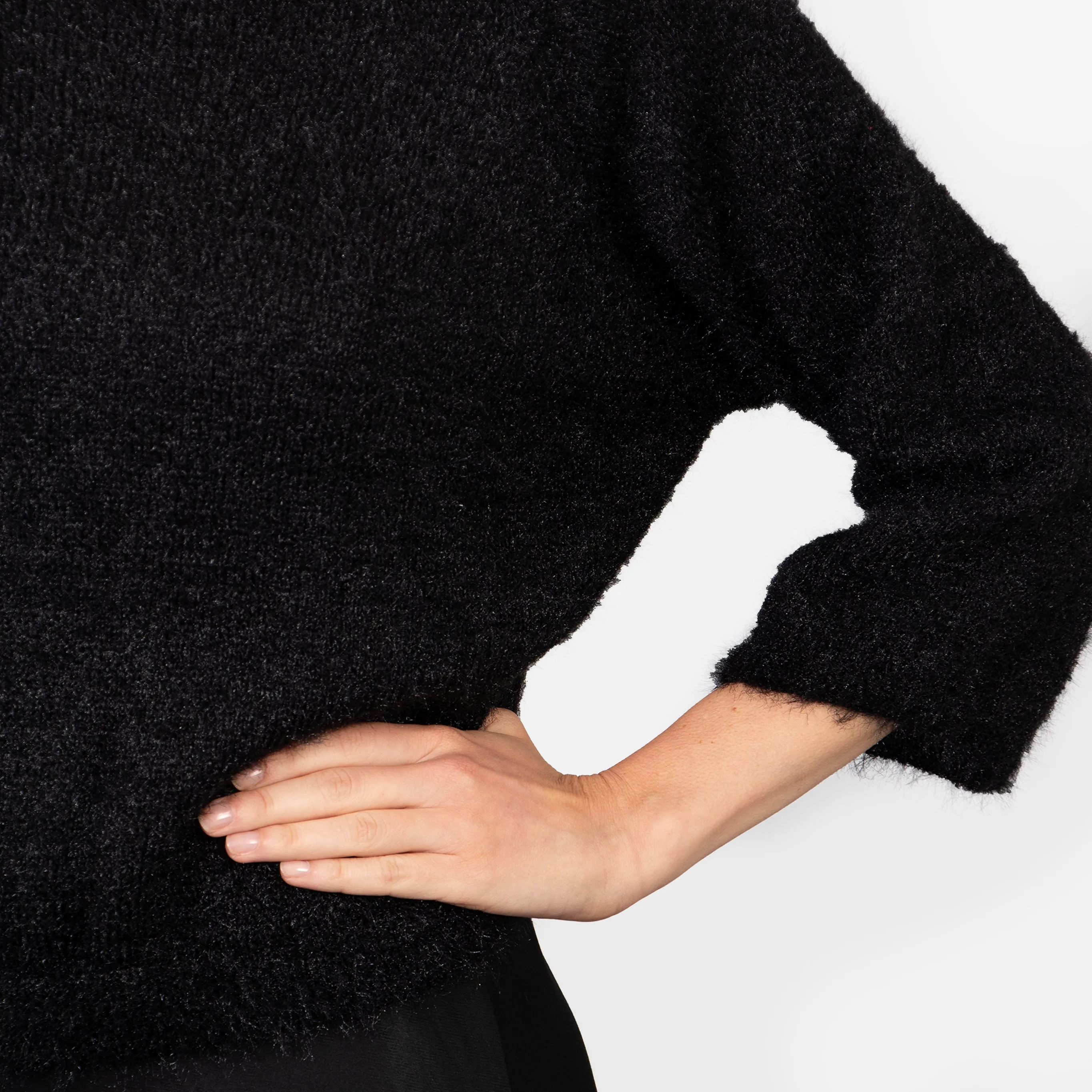 Heidi Box Jumper - Black