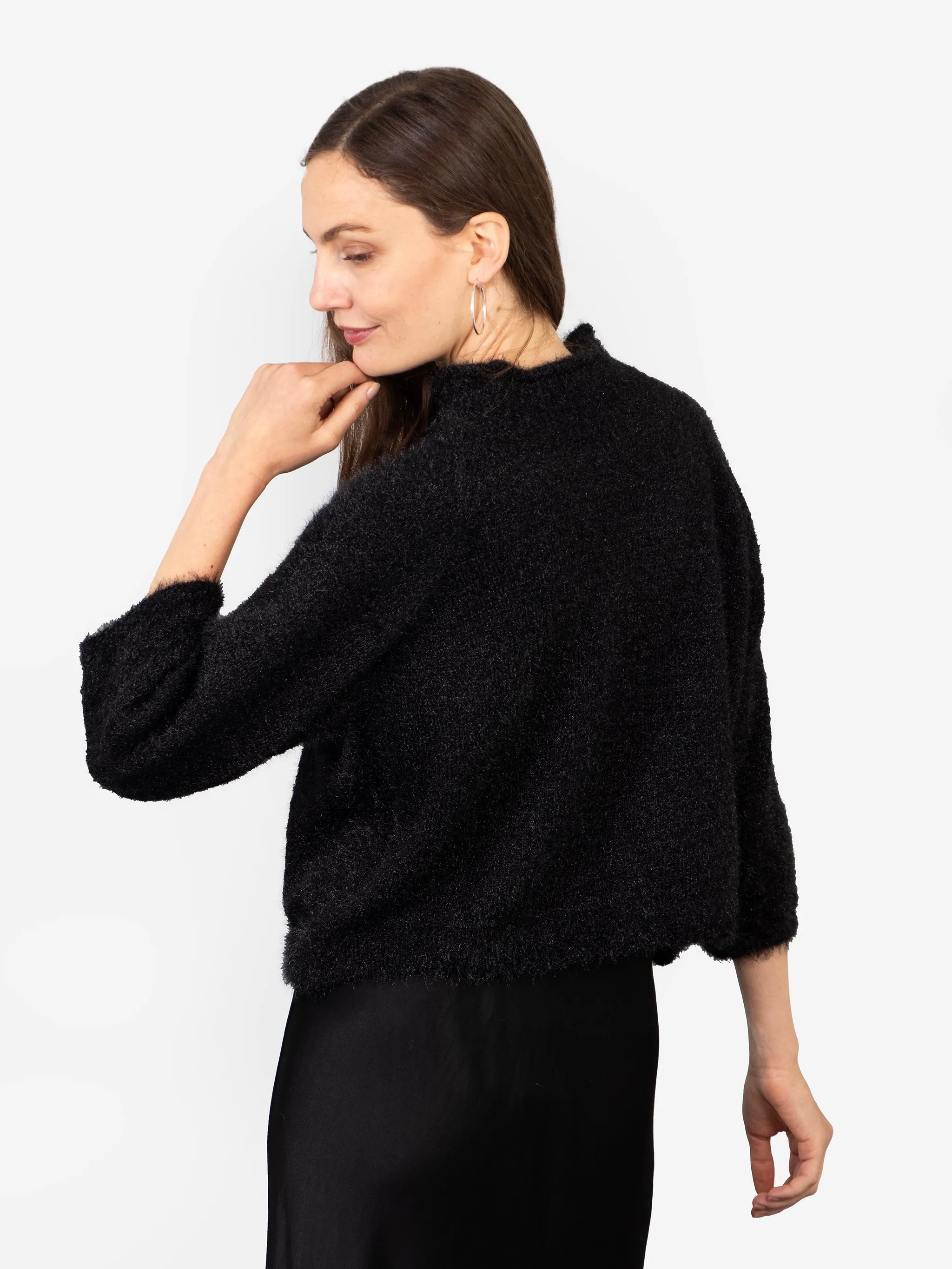 Heidi Box Jumper - Black