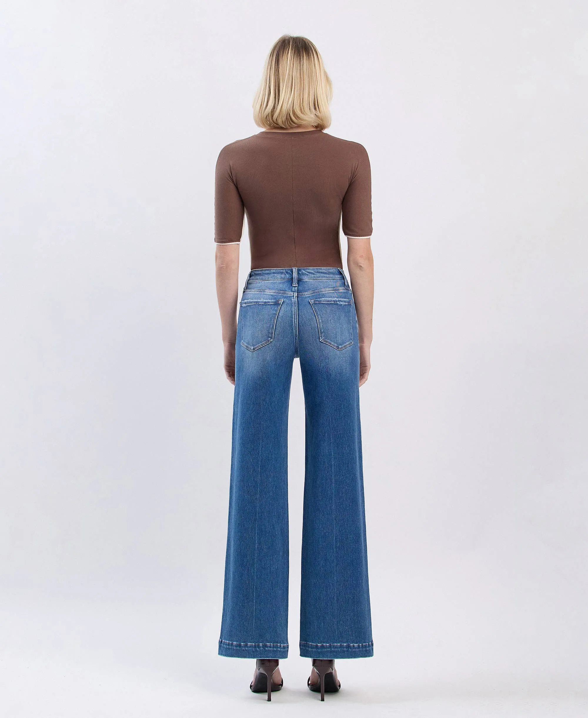 High Rise Trousers - Flying Monkey Jeans