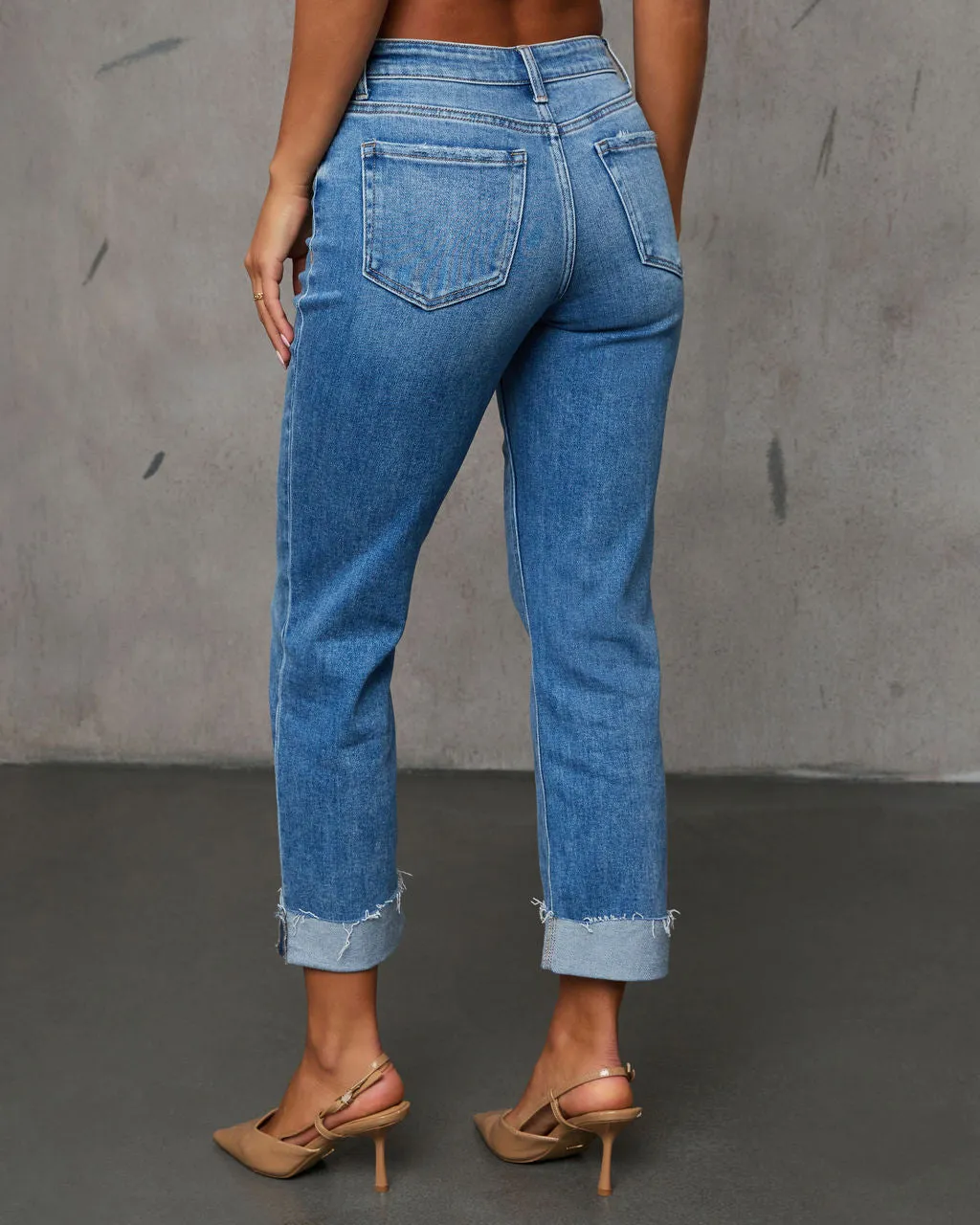 Huntley Cropped Straight Leg Denim