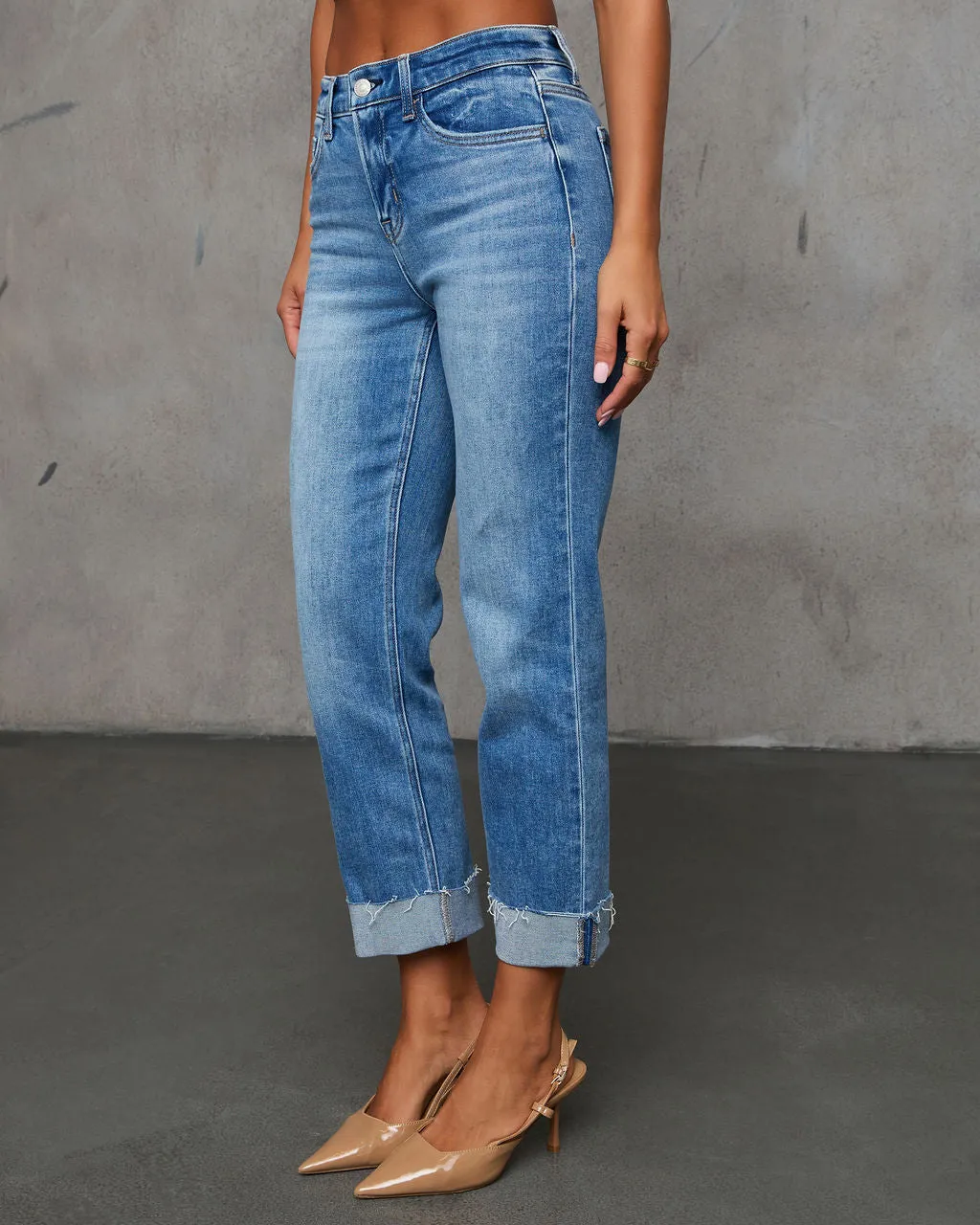 Huntley Cropped Straight Leg Denim