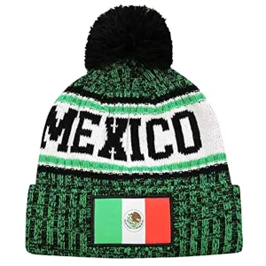 Icon Sports Mexico Country Crowned Adult Unisex Beanie