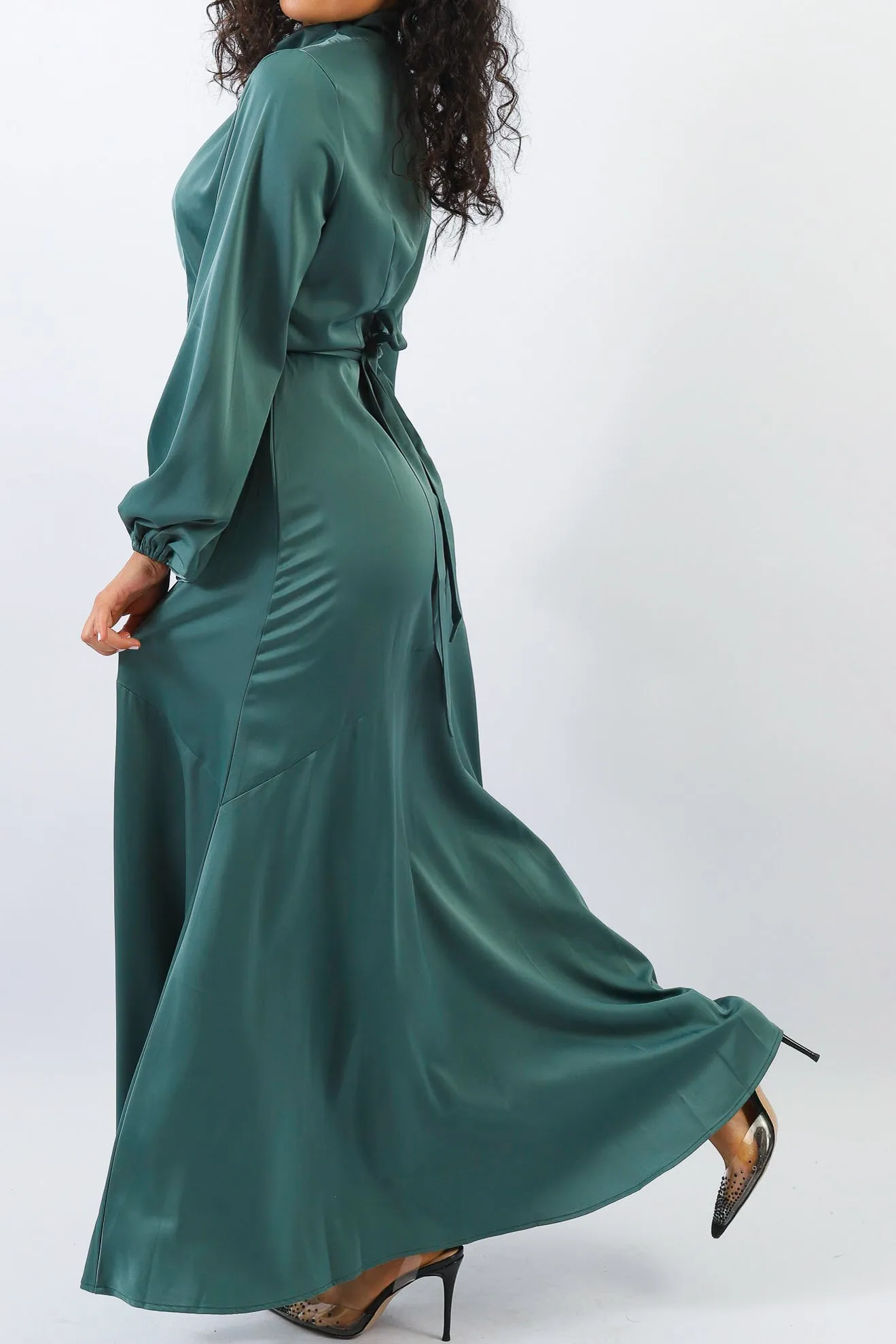 Jaya Satin Maxi Dress