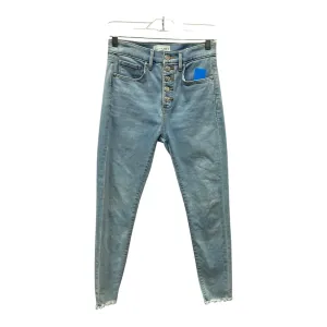 Jeans Skinny By Loft In Blue Denim, Size:0