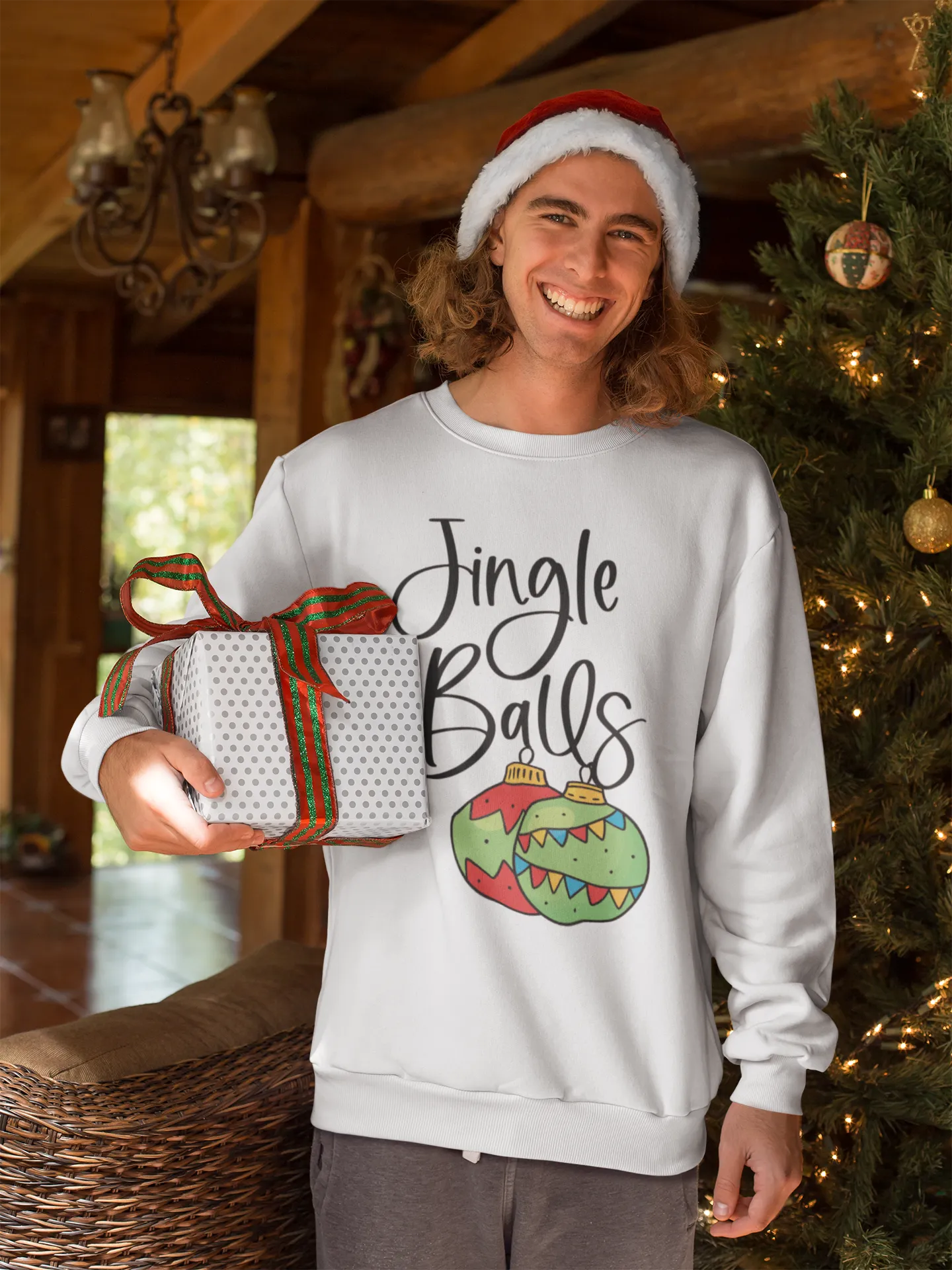 Jingle Balls Novelty Christmas Jumper