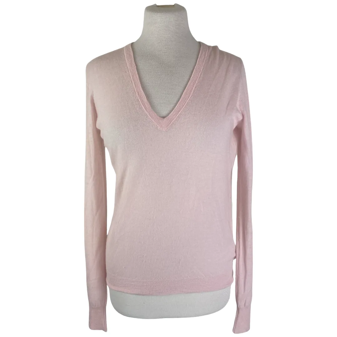 Joseph powder pink 100% cashmere jumper size UK8/US4