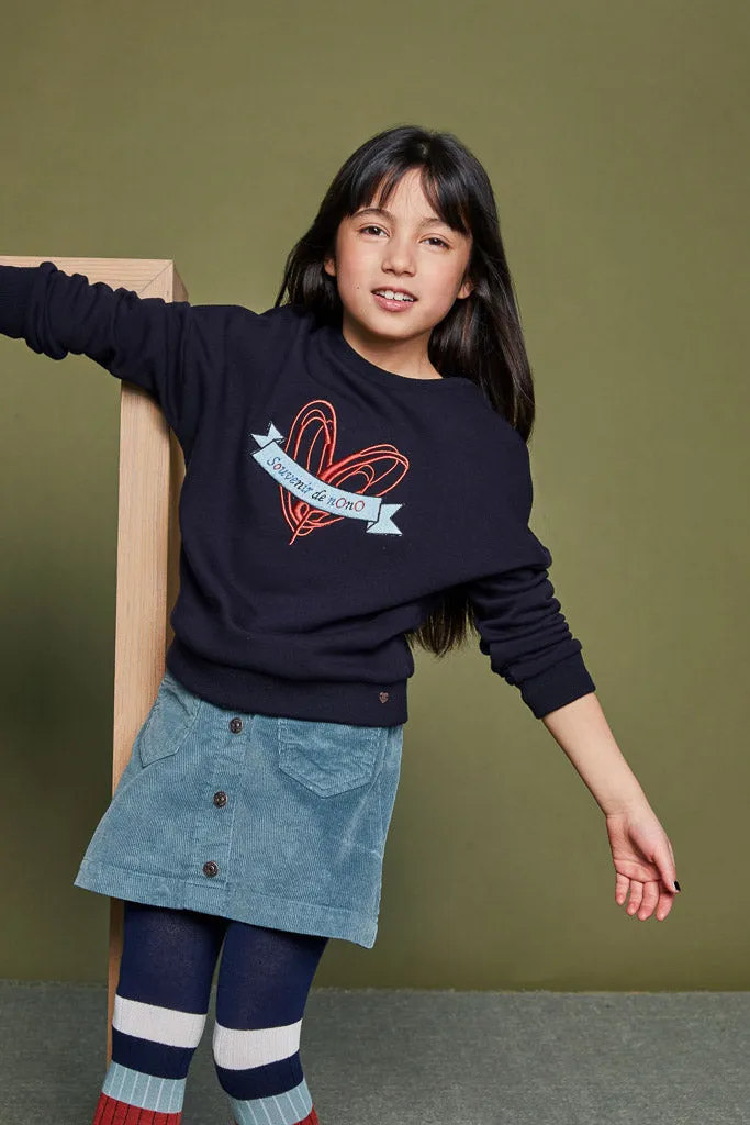 Kessa Navy Jumper